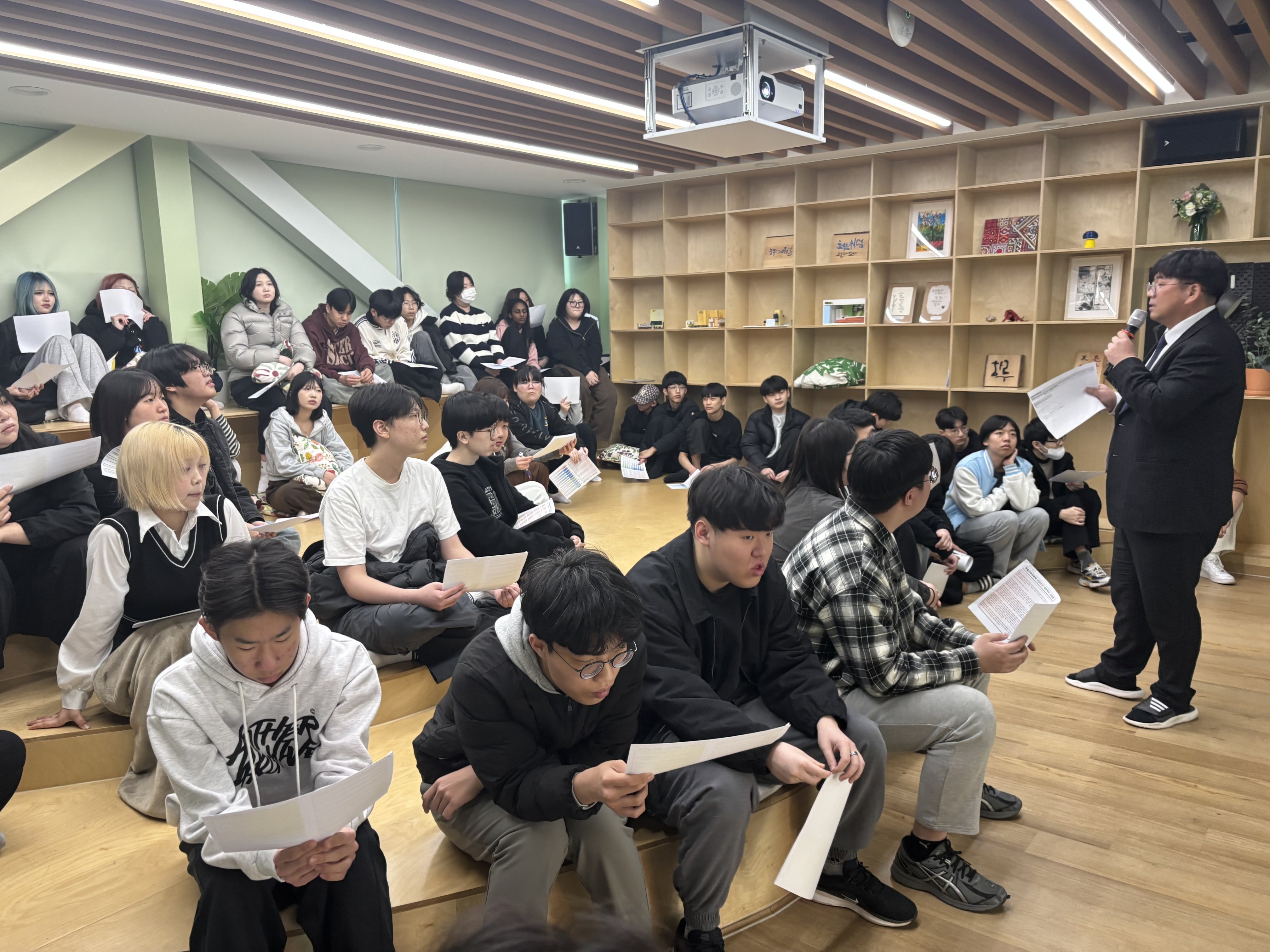 한울교육공동체 인권존중 평화학교 선언문 낭독